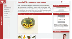 Desktop Screenshot of feuerball3d.com